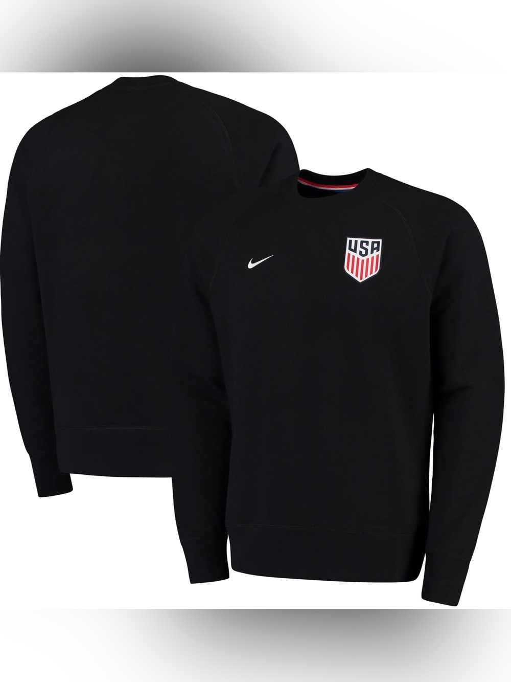 Nike Men’s USA Soccer Black Crewneck Sweater - Size XL